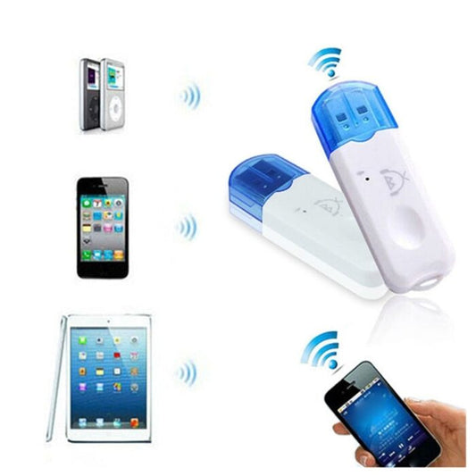 USB Bluetooth 2.1 Receiver Audio Stereo Adapter Wireless Handsfree Dongle Kit
